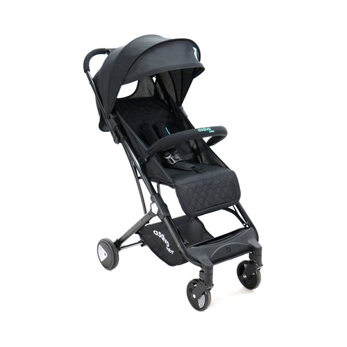 Silla de paseo para bebé, color negro, ASALVO Travel +.