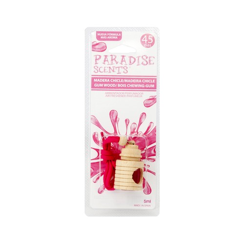 Ambientador de madera olor chicle PARADISE SCENTS.