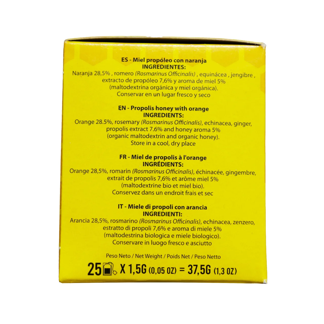Infusión propoleo con naranja 25 uds. 37,5 gr.