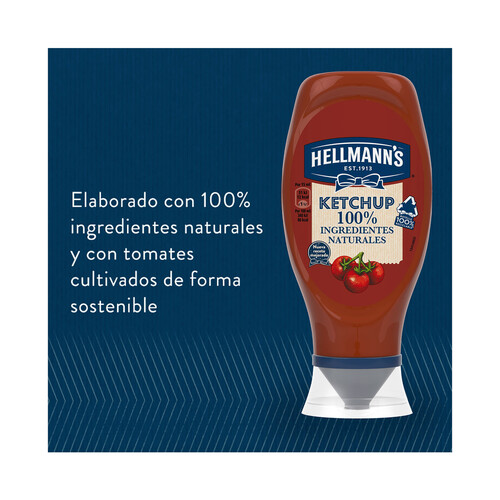 HELLMANN'S Ketchup bocabajo 486 g.