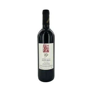 CERRO DE LOS PASTORES  Vino tinto con D.O. Valdepeñas botella 75 cl.