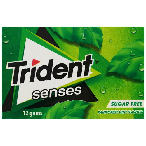 TRIDENT SENSES Chicles menta 12 ud. x 23 g.