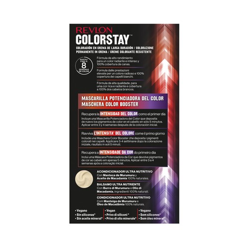 REVLON Colorstay Coloración permanente tono 6.6 Rojo intenso.