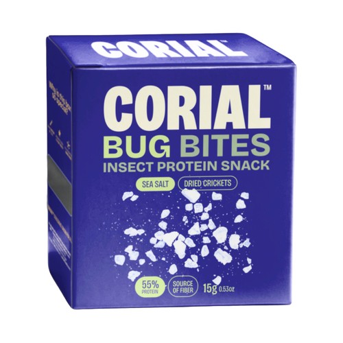 CORIAL Grillos secos con un toque de sal marina 15 g.