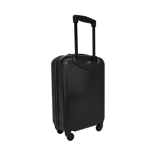 Maleta de cabina tipo trolley  rigido 4 ruedas 55cm negro. PULGAR