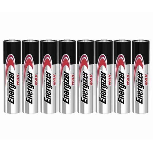 Pack de 8 pilas alcalinas AAA, LR03, 1,5V, ENERGIZER Max.