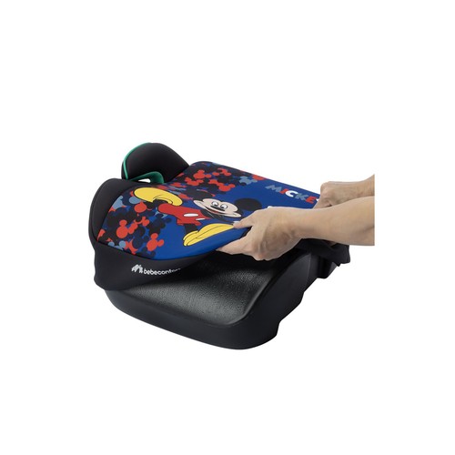 Asiento elevador de coche para bebé,(125 a 150cm), Gaia i-Safe, diseño de Mickey, BEBECONFORT