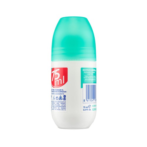 INSTITUTO ESPAÑOL Desodorante roll on para mujer para pieles atópicas INSTITUTO ESPAÑOL Pieles atópicas 75 ml.