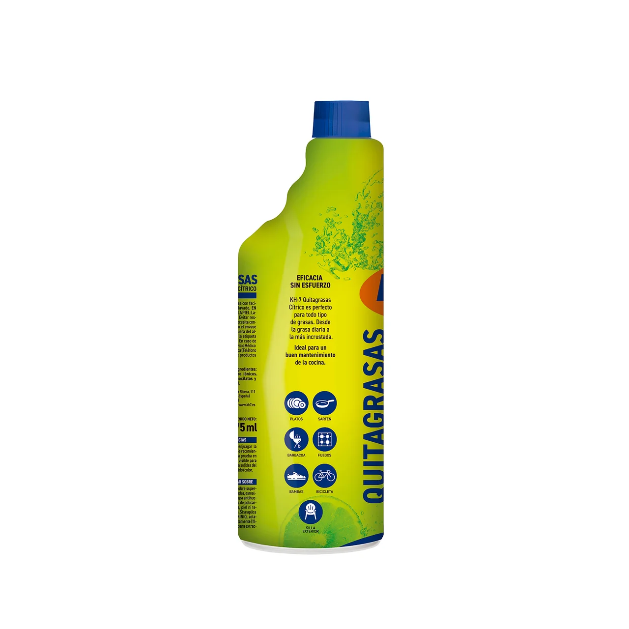 Quitagrasas cítrico recambio 715 ml.