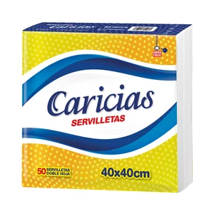 CARICIAS Servilletas 40X40 50 unds.