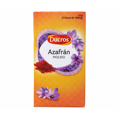 DUCROS Azafrán molido de aroma penetrante 0,3 g.
