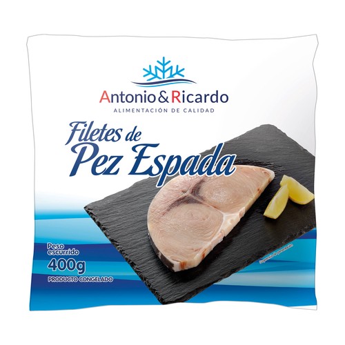ANTONIO Y RICARDO Filetes de pez espada 400 g.