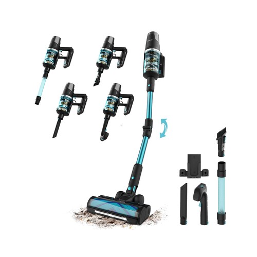 CECOTEC Conga Rockstar 9500 Lunar Pet Flex, Aspirador escoba, 4 velocidades, 780W.