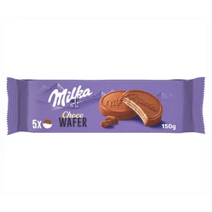 MILKA Galleta barquillo con chocolate 6 uds. 150 g.