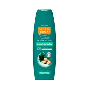 NATURAL HONEY Sensations amazonia Gel de baño o ducha enriquecido con aceite de castaña de Brasil 650 ml.