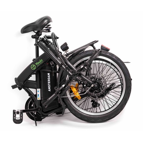 Bicicleta eléctrica plegable YOUIN You-Ride Amsterdam, 250W, 6 velocidades, ruedas 20”.