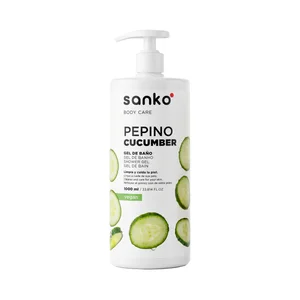 SANKO Gel de baño o ducha con extracto de pepino 1 l.