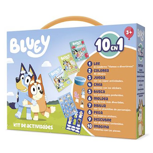 Maletín de actividades 10 en 1 Bluey.