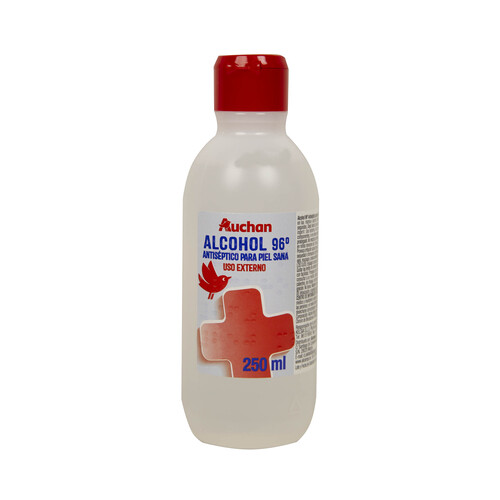 Alcohol 96º (antiséptico para piel sana) PRODUCTO ALCAMPO 250 ml.