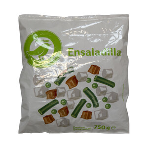 Imagen de PRODUCTO ECONÓMICO ALCAMPO Ensaladilla (Patatas, guisantes, zanahorias y judias verdes) PRODUCTO ECONÓMICO ALCAMPO 750 g.