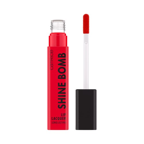 CATRICE Shine bomb tono 040 About last night Barra de labios líquida brillante de larga duración y acabado nude.