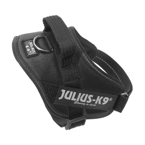 JULIUS K9 Arnés regulable para perros con reflectante color negro  talla mini (7- 15 kg) 1 ud.