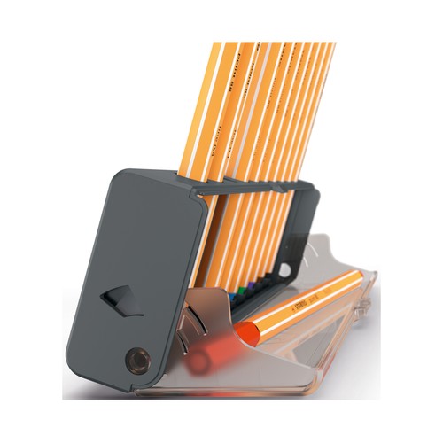 Estuche 10 roturalores para escribir 0,4mm Point 88 estuche Click. STABILO