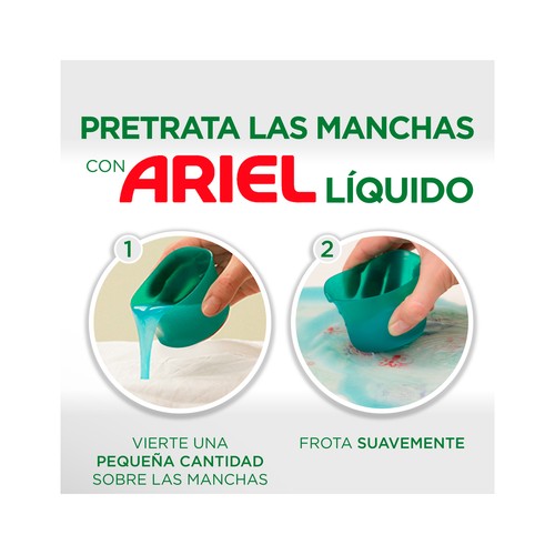 ARIEL Detergente líquido 80 DS.