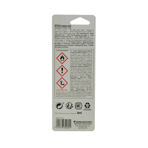 Bolígrafo Corrector 10ml ALCAMPO