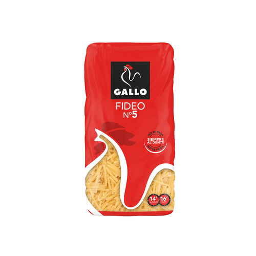 GALLO Pasta fideos nº 5 GALLO paquete de 450 g.