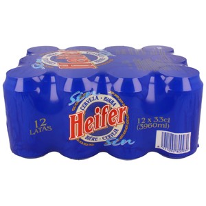 Imagen de HEIFER Cerveza Sin Alcohol pack de 12 Latas de 33 cl.