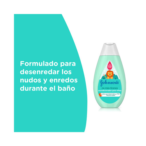 JOHNSON'S Acondicionador para niños que ayuda a evitar los tirones JOHNSON´S 500 ml.