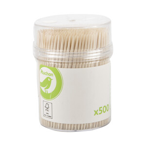 Imagen de Bote con 500 palillos de madera, PRODUCTO ECONÓMICO ALCAMPO.