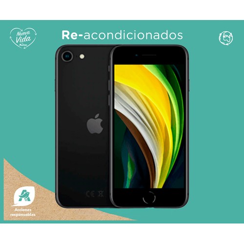 iPhone SE 2020 Reacondicionado, 4G, 128GB, 4,7", APPLE