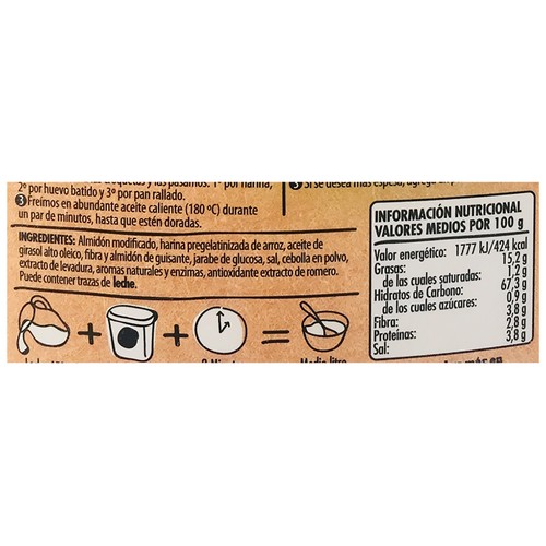 SANTA RITA Mix bechamel instantánea en frío sin gluten 240 g.