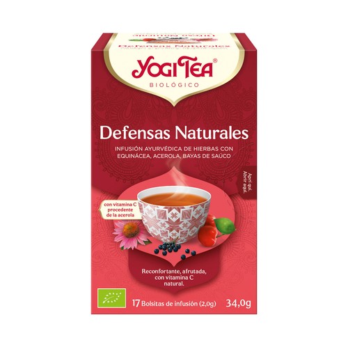 YOGI TEA Infusión para las defensas naturales BIO 17 uds. 34 g.