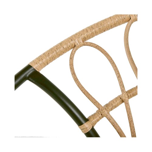 Set 3 piezas de jardin modelo Wicker. Conjunto de jardín aire libre con mesa y sillas GARDEN STAR ALCAMPO