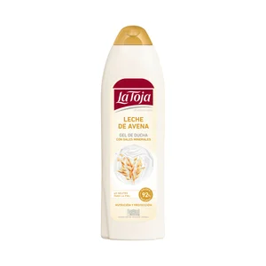 LA TOJA Gel para baño o ducha con sales minerales y leche de avena 600 ml.