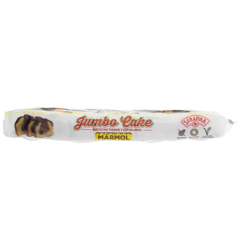 SERAFINA JIMBO CAKE  Bizcocho con cacao mármol, tierno y esponjosa 550 g.