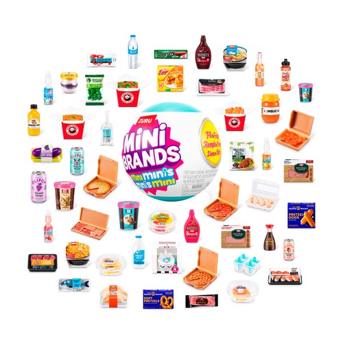 ZURU Cápsula Sorpresa Coleccionable Mini Brands, Fill the Fridge Serie 1 +3 Años