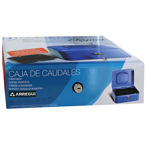 Caja de caudales con sistema de apertura y cierre de llave, 300x90mm. ARREGUI T4.