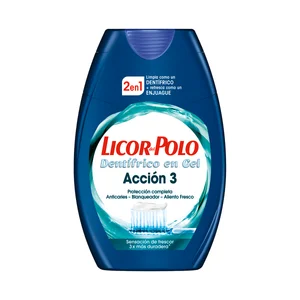 LICOR DEL POLO Pasta de dientes + enjuague bucal, con sabor a menta fresca LICOR DEL POLO Acción 3 75 ml.