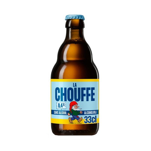 CHOUFFE Cerveza  0,4% en botella 33 cl