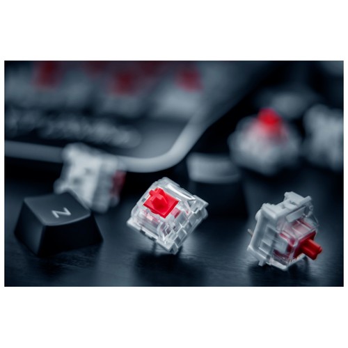 Teclado gaming mecánico TRUST GXT 865 Asta, iluminado, conexión Usb.