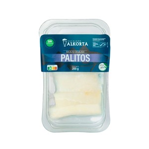 Imagen de ALKORTA Bacalao desalado en palitos de lomo 200 g.