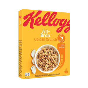 KELLOGG'S Cereales crujientes de fibra sabor caramelo KELLOGGS ALL BRAN GOLDEN CRUNCH 390 g.