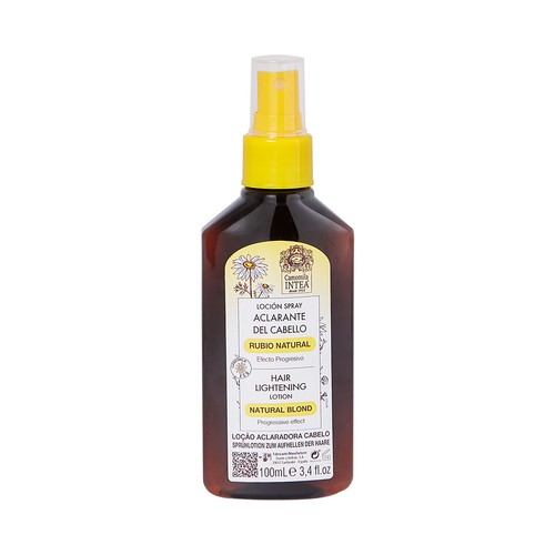 CAMOMILA INTEA Loción aclarante efecto progresivo del cabello castaño claro y rubio oscuro 100 ml.