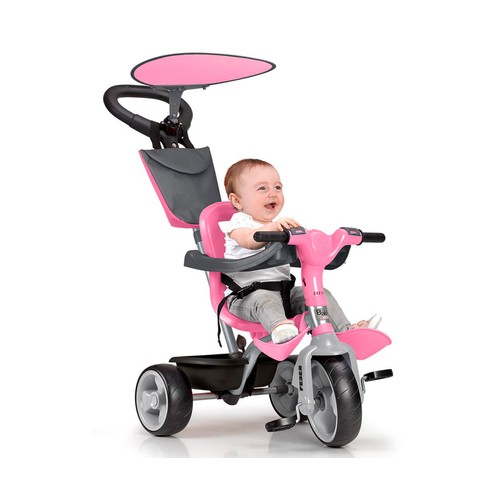 FAMOSA Triciclo infantil Baby Plus Music Rosa +3 Años