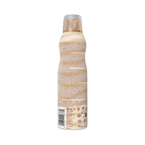 HAWAIIAN TROPIC Hidrating protection Protector solar en spray continuo, con textura bruma ultra ligera no grasa y FPS 50 (muy alta) 220 ml.