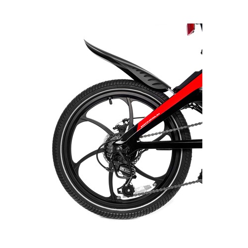 Bicicleta eléctrica plegable DUCATI MG-20, 250W, 6 velocidades, ruedas 20”, autonomía 50km.